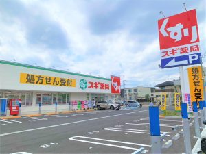 スギ薬局市川大和田店：徒歩6分（450ｍ）