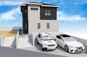 【建築条件付き売地】習志野市本大久保1丁目　全2区画